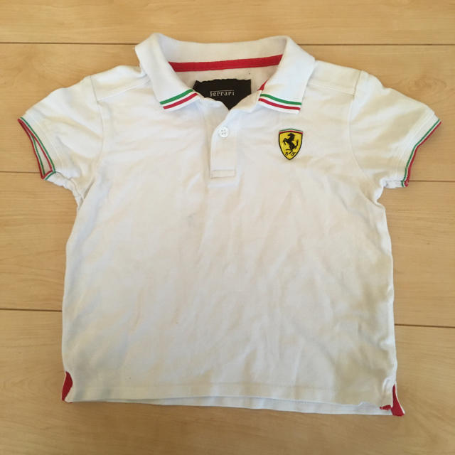 Ferrari(フェラーリ)のフェラーリferrari ポロシャツ  3/4y 100 110 キッズ/ベビー/マタニティのキッズ服男の子用(90cm~)(Tシャツ/カットソー)の商品写真