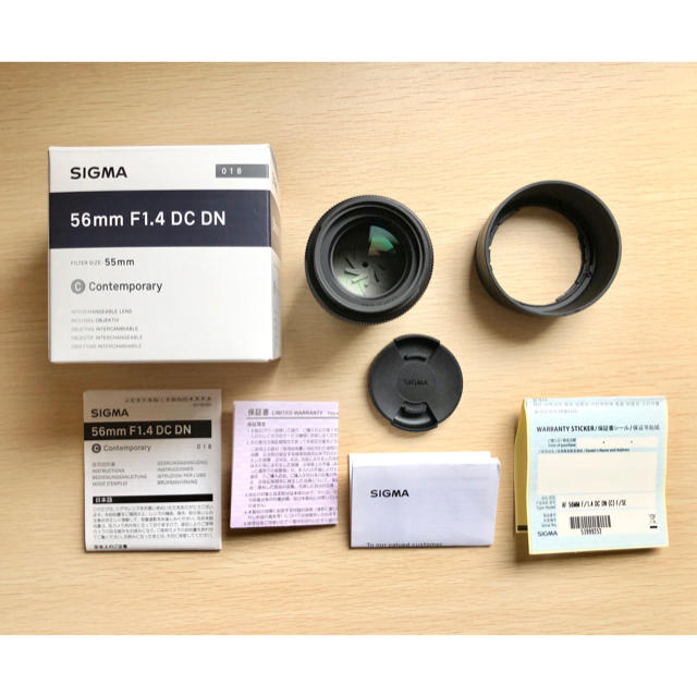 SIGMA(シグマ)のSIGMA 56mm f1.4 DC DN SONY Eマウント スマホ/家電/カメラのカメラ(レンズ(単焦点))の商品写真
