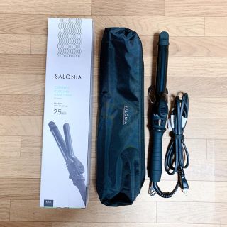 SALONIA セラミックヘアアイロン　コテ(ヘアアイロン)