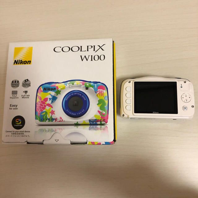 Nikon COOLPIX W100 防水 デジカメ | hartwellspremium.com