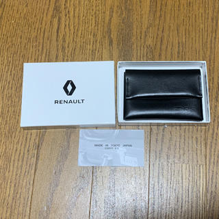 ルノー(RENAULT)のルノー 革コインケース 黒(コインケース/小銭入れ)