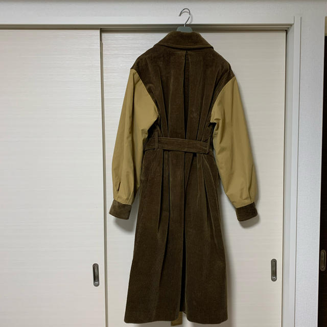 Ungrid(アングリッド)の⭐︎misatan様専用⭐︎コーデュロイコンビトレンチコート レディースのジャケット/アウター(ロングコート)の商品写真
