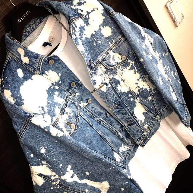GUESS - 【激レア1点物】GUESSオーバーサイズ タイダイ デニムJKT