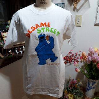 セサミストリート(SESAME STREET)の新品⭐SESAME STREET セサミストリート⭐ホワイト/メンズ L(Tシャツ/カットソー(半袖/袖なし))