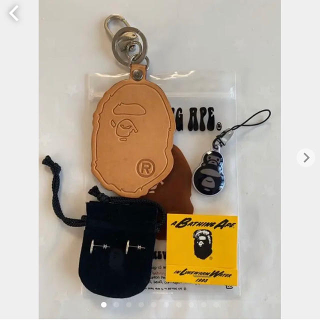 A BATHING APE(アベイシングエイプ)のエイプ    A Bathing Ape  ピアスなど4点 メンズのアクセサリー(ピアス(両耳用))の商品写真