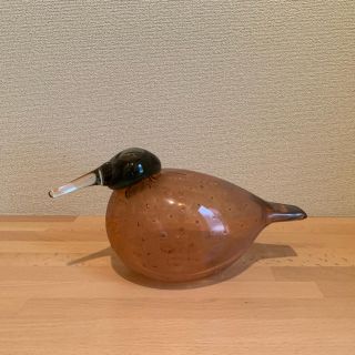 イッタラ(iittala)の2002アニュアルバードHelmikanaイッタラ　オイヴァトイッカ(置物)