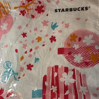 スターバックスコーヒー(Starbucks Coffee)のスタバ　限定ハンカチ　さくら♥︎(ハンカチ)