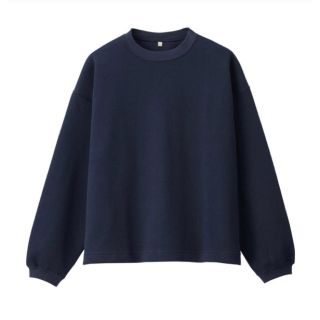 ムジルシリョウヒン(MUJI (無印良品))の二重編みプルオーバー ＸＸＳ～ＸＳ・ネイビー　MUJI Labo 男女兼用(スウェット)