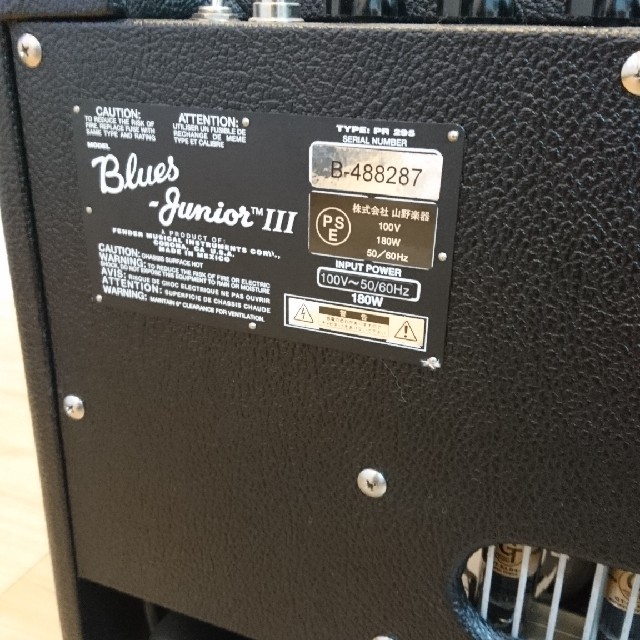 【leman様専用】fender blues junior Ⅲ  楽器のギター(ギターアンプ)の商品写真