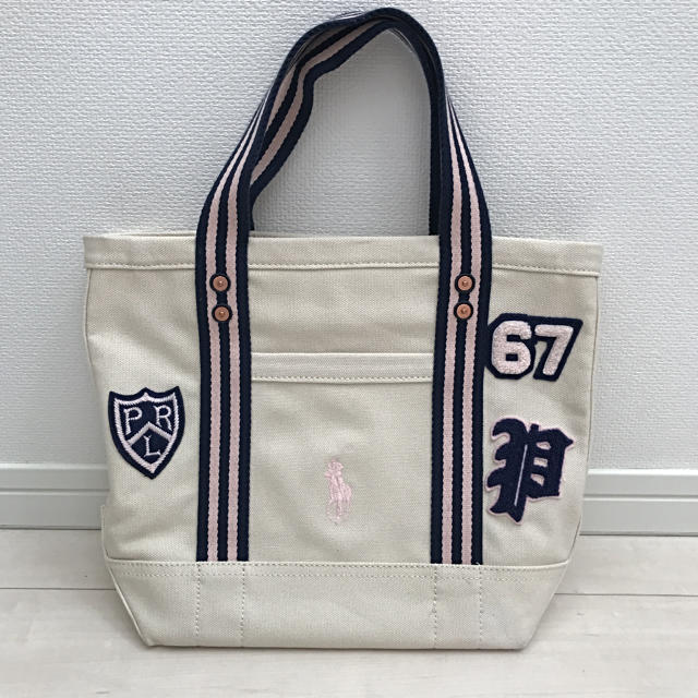 POLO RALPH LAUREN(ポロラルフローレン)の美品現行品⭐️POLO ラルフローレン ピンクポニー トートバッグ レディースのバッグ(トートバッグ)の商品写真