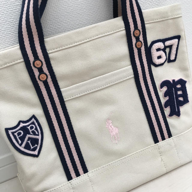 POLO RALPH LAUREN(ポロラルフローレン)の美品現行品⭐️POLO ラルフローレン ピンクポニー トートバッグ レディースのバッグ(トートバッグ)の商品写真