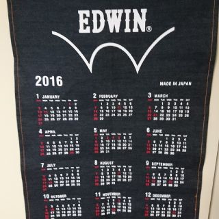 エドウィン(EDWIN)のEDWIN カレンダー デニム生地 2016(デニム/ジーンズ)