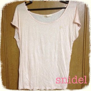 スナイデル(SNIDEL)のsnidel＊ゆるT送料込！再値下げ！(Tシャツ(半袖/袖なし))