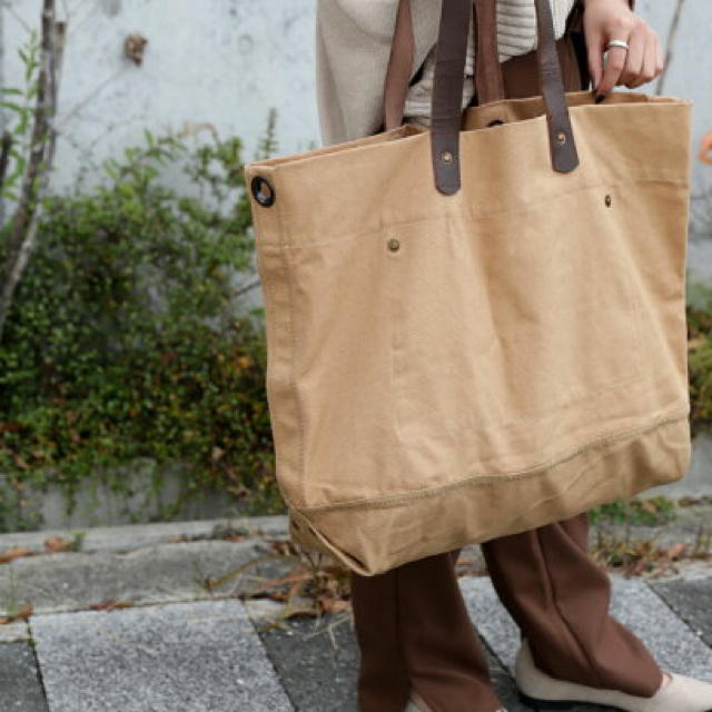 antiqua(アンティカ)のアンティカフェ　antiqcafe TOTE BAG キャンバストートバッグ レディースのバッグ(トートバッグ)の商品写真