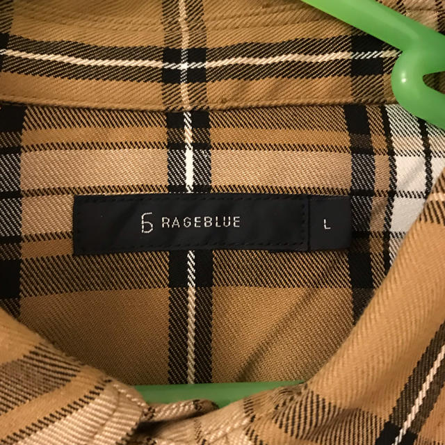 RAGEBLUE(レイジブルー)のTRビックシルエットチェックシャツ メンズのトップス(シャツ)の商品写真