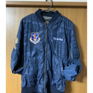 アルファインダストリーズ(ALPHA INDUSTRIES)のアルファ　カモフラ柄　MA-1(ブルゾン)