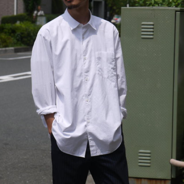 COMOLI(コモリ)のcomoli シャツ　2 長袖　白　auralee ciota yaeca メンズのトップス(シャツ)の商品写真