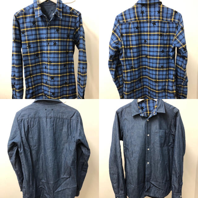 SOPHNET.(ソフネット)の美品 SOPHNET. REVERSIBLE DENIM SHIRTS メンズのトップス(シャツ)の商品写真