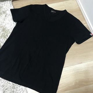 エンポリオアルマーニ(Emporio Armani)のエンポリオアルマーニ半袖Tシャツ(黒)(Tシャツ/カットソー(半袖/袖なし))