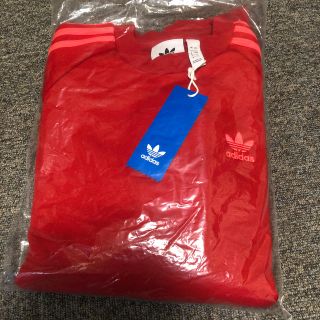 アディダス(adidas)の［未使用]adidas originals 赤トレーナーSサイズ(パーカー)