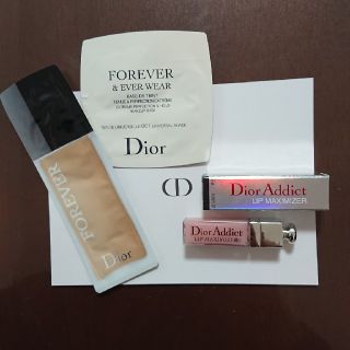 ディオール(Dior)のディオールDior マキシマイザー ミニ 2ml ファンデベースサンプル付(リップグロス)