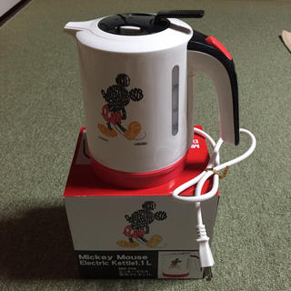 ディズニー(Disney)のミッキー 電気ケトル♪ 1.1L(調理機器)