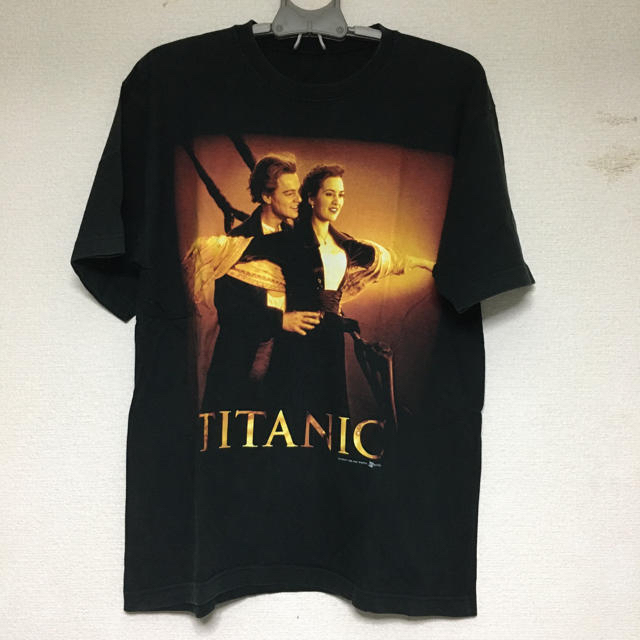 セール タイタニック Tシャツ サイズ ブラック ディカプリオ TITANIC