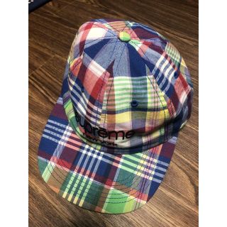 シュプリーム(Supreme)の15SS SUPREME シュプリーム マドラスチェック キャップ F(キャップ)