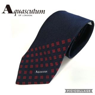 アクアスキュータム(AQUA SCUTUM)の【美品】アクアスキュータム ネクタイ(ネクタイ)