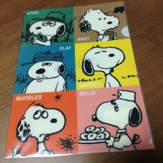 ピーナッツ(PEANUTS)のスヌーピー　A5クリアファイル(ファイル/バインダー)