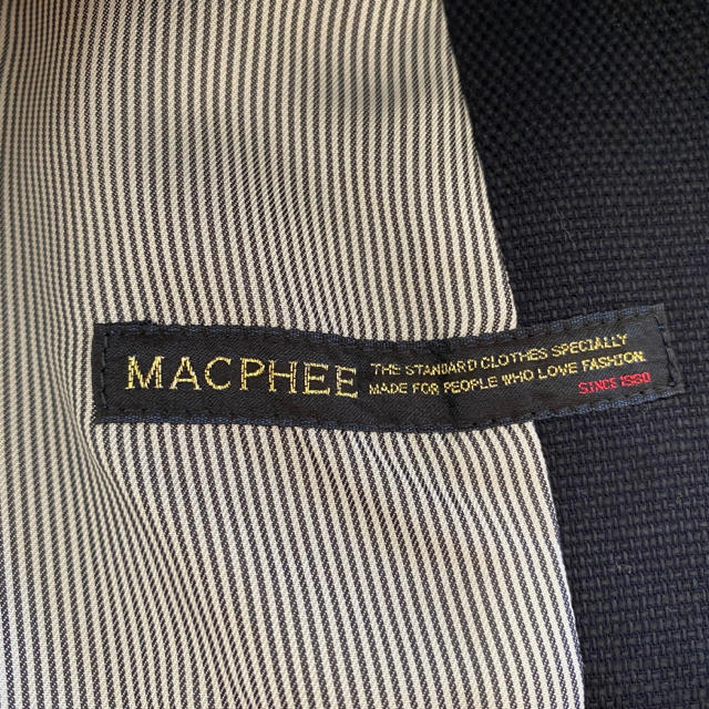 未使用　MACPHEE 麻綿ジャケット