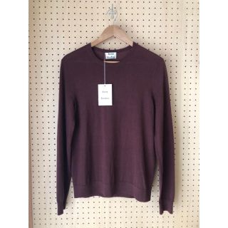 アクネ(ACNE)の◆Acne Studios◆バーガンディーClissold O/薄手/S/ウール(ニット/セーター)