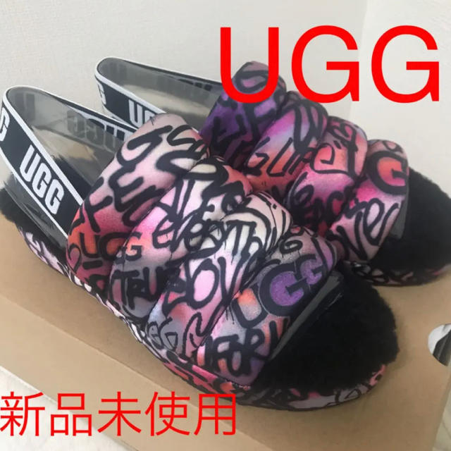 UGG(アグ)のUGG ファーサンダル レディースの靴/シューズ(サンダル)の商品写真