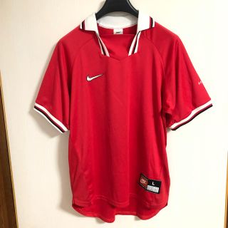 ナイキ(NIKE)のNIKE ナイキ サッカー シャツ トップス DRIFIT ポロシャツ UK製(Tシャツ/カットソー(半袖/袖なし))