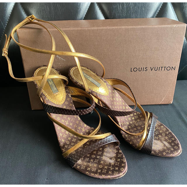 LOUIS VUITTON ルイ ヴィトン サンダル 38.5 - サンダル