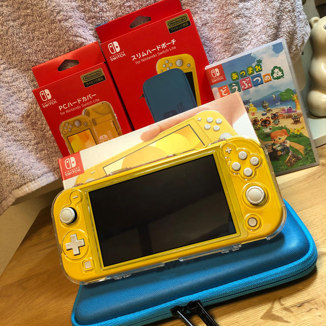 完美品セット＊Nintendo Switch Lite どうぶつの森 + おまけ