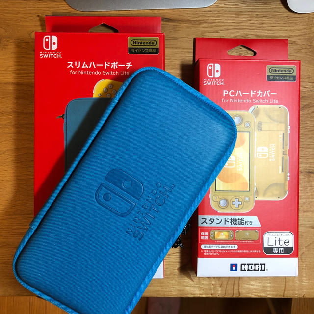 完美品 Nintendo Switch Lite グレー本体 新品保護フィルム付