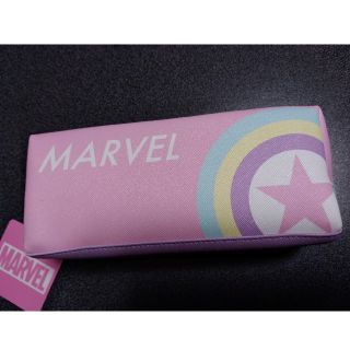 マーベル(MARVEL)のMARVEL☆筆箱（ピンク）(ペンケース/筆箱)