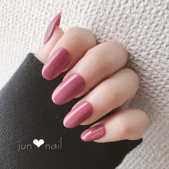 ワンカラーネイル くすみ赤紫の通販 By Jun Nail S Shop ラクマ