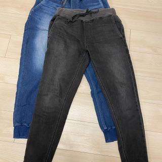 アズールバイマウジー(AZUL by moussy)のDOBBY SLIM JOGGER / ドビースリムジョガー2本セット(デニム/ジーンズ)