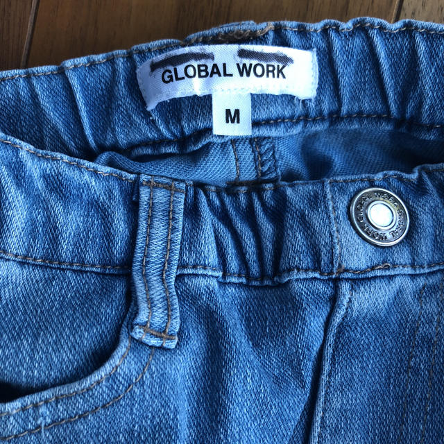 GLOBAL WORK(グローバルワーク)のグローバルワーク ボトム デニム ジーンズ Mサイズ キッズ/ベビー/マタニティのキッズ服男の子用(90cm~)(パンツ/スパッツ)の商品写真