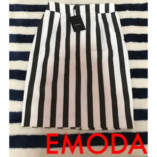 エモダ(EMODA)の【新品】EMODA スカート ボーダー　Sサイズ(ミニスカート)
