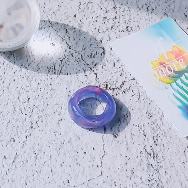 mame(マメ)のchubby ring☽yoake ハンドメイドのアクセサリー(リング)の商品写真