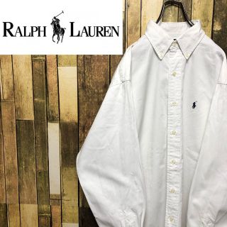 ラルフローレン(Ralph Lauren)の【激レア】ラルフローレン☆ワンポイント刺繍ロゴチノボタンダウンシャツ 90s(シャツ)