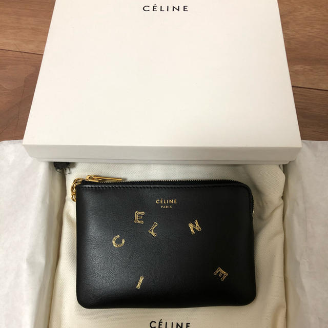 コインケースceline  アルファベット　ケース