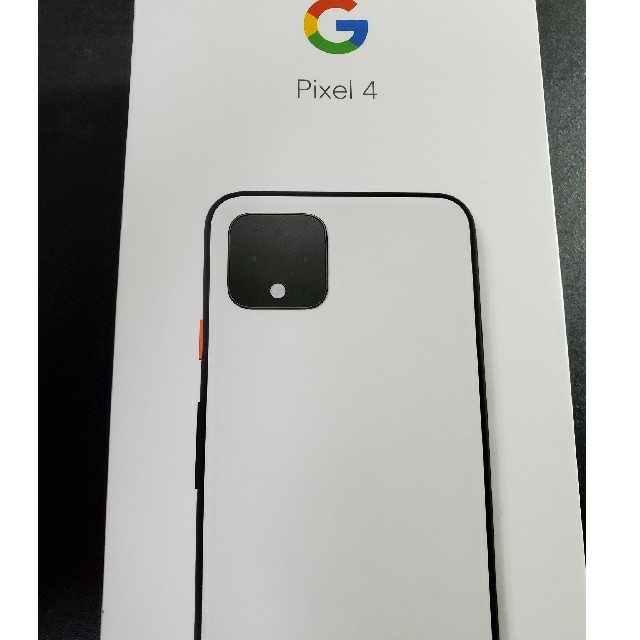 スマートフォン/携帯電話新品未使用　Pixel4 64GB clearly white