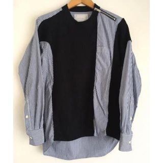 サカイ(sacai)のsacai スウェット シャツ 切り替え(シャツ/ブラウス(長袖/七分))