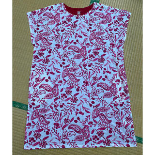 グラニフ(Design Tshirts Store graniph)のグラニフ　赤水彩画風　新品(チュニック)