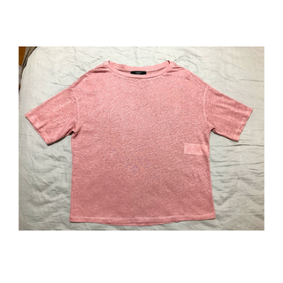 マックスマーラ(Max Mara)の超美品！ Max Mara Weekend リネン100% Tシャツ S(Tシャツ(半袖/袖なし))