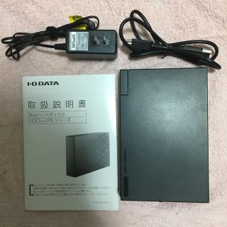 アイオーデータ(IODATA)の[値下げパート2] IO-DATA HDCL-UTE2K 取説andケーブル(PC周辺機器)